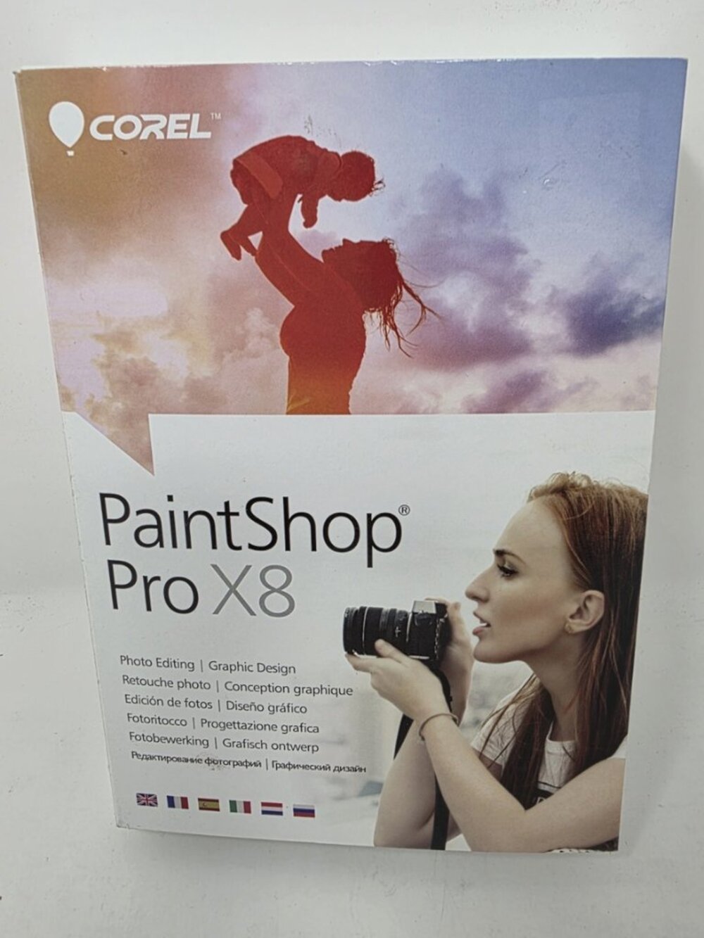 Corel PaintShop Pro X8 PC Software Windows Photo Editor Brand New Sealed Box